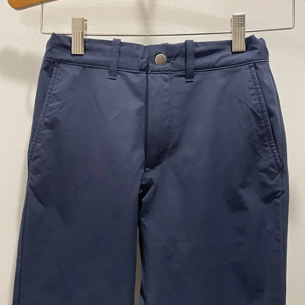 Crewcuts Boys Performance Chino Pants Size 10 Play Travel Comfort Navy Blue